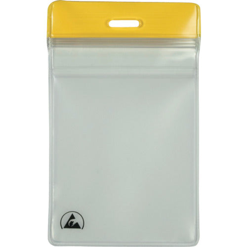 DESCO Anti-static Name Card Holder with Zipper, Vertical, 68 x 111 mm, 35016, 1 pc