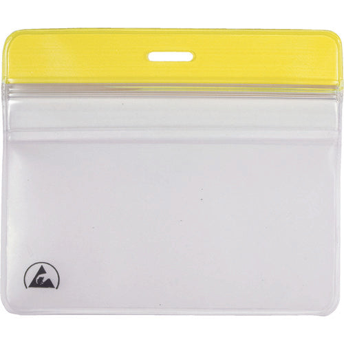 DESCO Anti-static Name Card Holder with Zipper, Horizontal, 102 x 86 mm, 35017, 1 pc