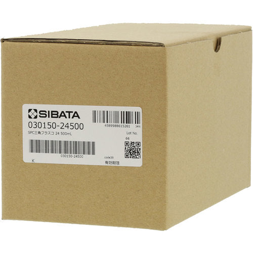 SIBATA SPC 삼각 플라스크 SPC-24 500mL 030150-24500 1개