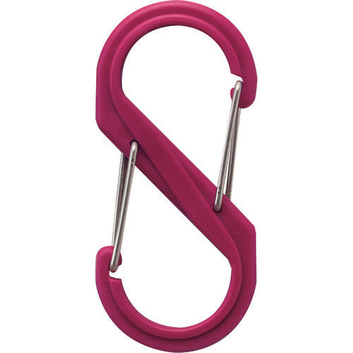 Hikari S-shaped carabiner, large, pink, B-KRSA88-3, 1 piece