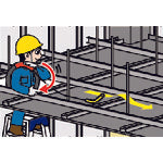 DENSAN Cobra Head Steel (for ceiling) CBL-300 1 piece