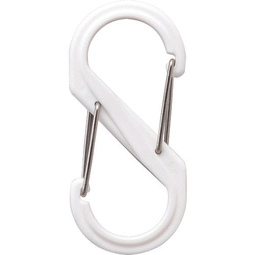 빛 S형 카라비나 대 화이트 B-KRSA88-1 1개