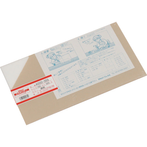 Light Acrylic Plate (Transparent) 3 x 180 x 320 mm A000-3SS 1 sheet