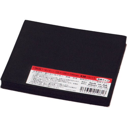 光 スポンジ粘着付 10×100×100 KSR-1011T 1枚