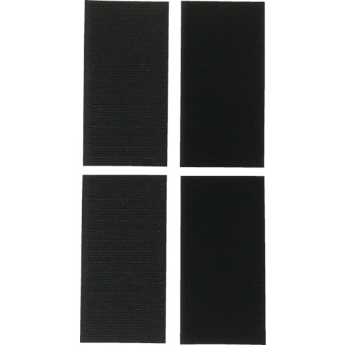 유타 카메이크 매직 테이프 피타록 50 50mm×10cm 블랙 G-195 20개