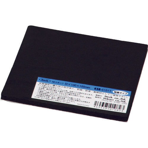 Hikari Sponge with Adhesive 5 x 100 x 100 mm KSR-5101T 1 sheet