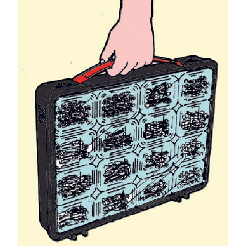 DENSAN Pack Parts Box Mini PPM-3616 1 piece