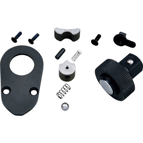 nepros 12.7 sq. ratchet handle (90 gears) head repair kit NBR490-K 1 piece