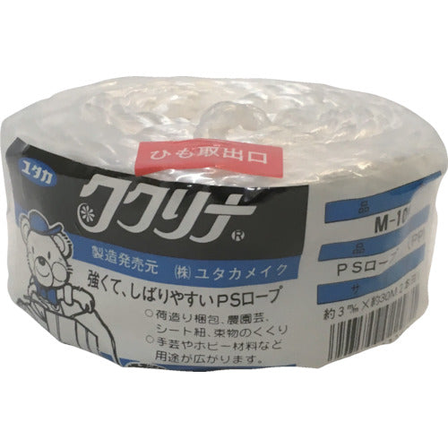 유타 카메이크 짐 끈 PS 로프 3φ×2개 꼬임×30m M-109 1개