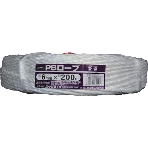 Yutakamake Rope PS Rope 6φ x 200m PS6-200 1 piece