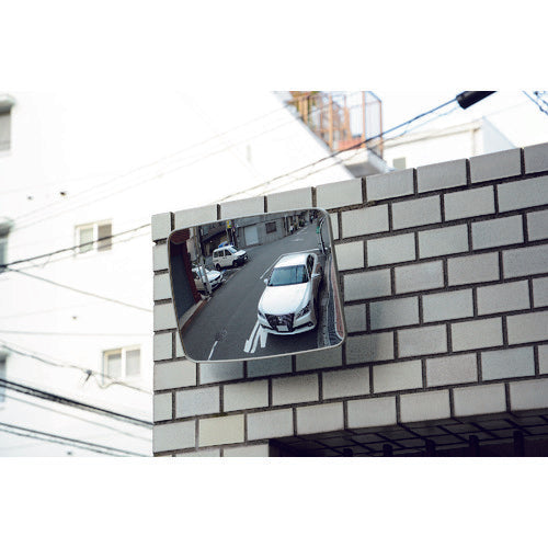 光 ガレージミラー角型400mm×300mmグレー GMHG-431 1 個