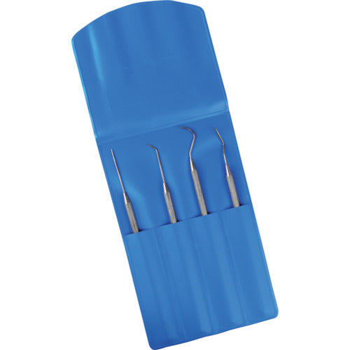 DESCO Probe Set Stainless Steel 4 Types with Case (Blue) 35630 1S