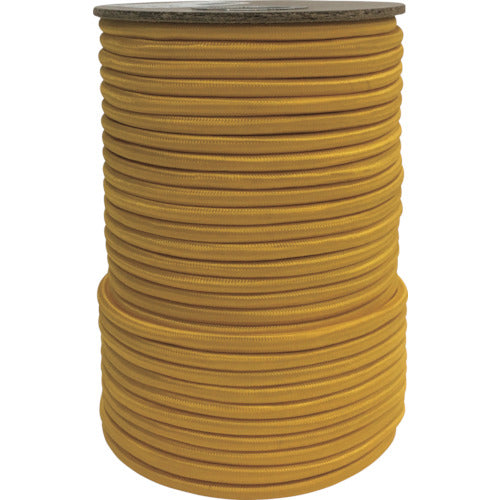 Yutakamake Rubber Tight Rubber Rope Bobbin Winding 4.5φ x 100m Yellow RT-13 1 Roll