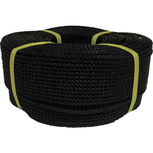 Yutakamake Rope PE Rope Roll 5φ x 200m Black PE-94 1 Roll