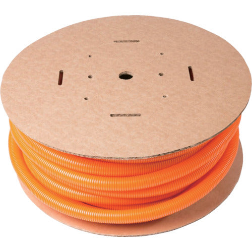 PANDUIT コルゲートチューブ ポリエチレン スリットなし オレンジ CLTS50F-C3 1 巻