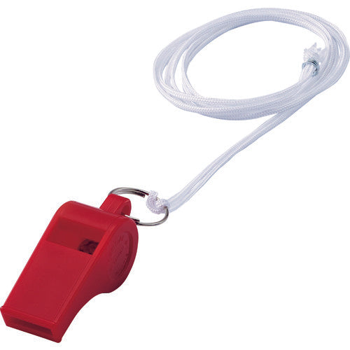 Green Cross Whistle (Red) Plastic Whistle 402-R Total Length 51.5mm Set of 12 Plastic Whistle 144404 1 Set