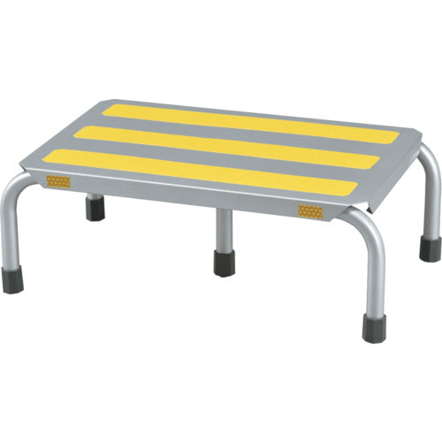 Midori Juji Step Stool Silver Step-3 H180 x W520 x D320mm 5-legged Aluminum 396003 1 unit