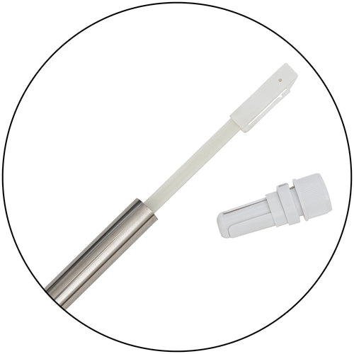 Green Cross Flag Pole (Stainless Steel) Silver Flag Pole SS-3 Total Length 1600-3000mm (Extendable) 255103 1 pc