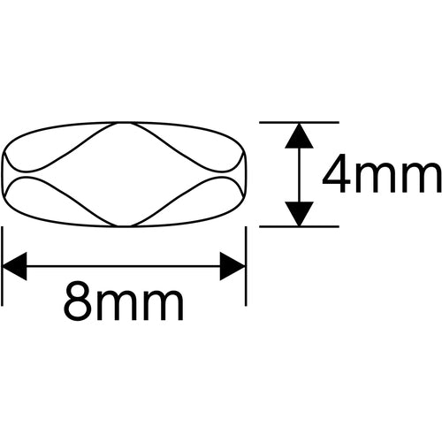 緑十字 ボールチェーン用コネクター 金具03 2.5mmΦ用 100個組 真ちゅう製 137030 1組