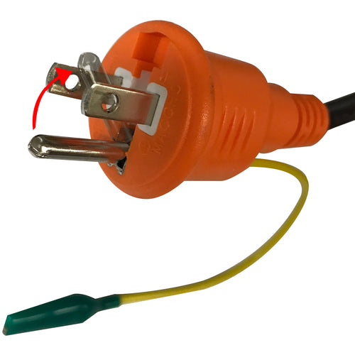 TRUSCO LED投光器 DELKURO 20W 5m アース付 2芯3芯両用タイプ RTLE-205EP 1台