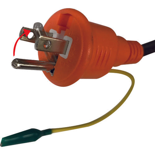 TRUSCO LED投光器 DELKURO 50W 5m アース付 2芯3芯両用タイプ RTLE-505EP 1台