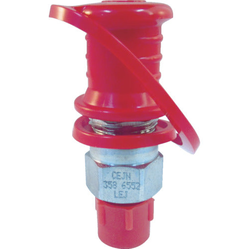 CEJN 스냅 체크/358 원터치 검압 니플 밸브 부착 M12×1.5 수나사 10-358-6552 1개
