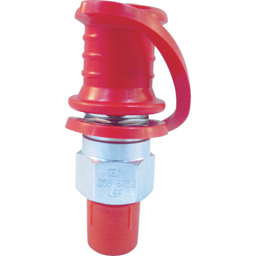 CEJN 스냅 체크/358 원터치 검압 니플 밸브 부착 7/16-20UNF 수나사 10-358-6752 1개