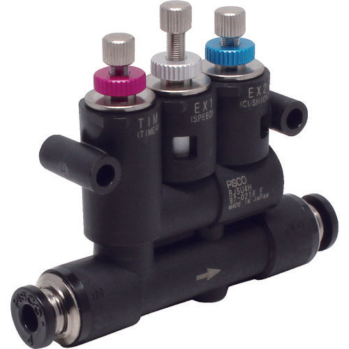 PISCO Cushioned Speed Controller Large Flow Type BJSU4H 1 pc