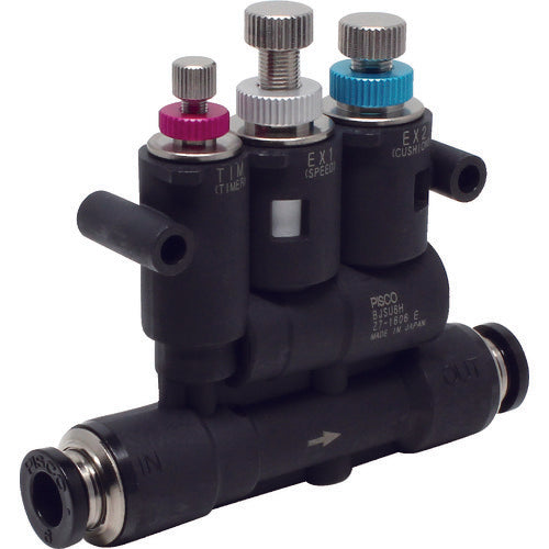 PISCO Cushioned Speed Controller Large Flow Type BJSU6H 1 pc