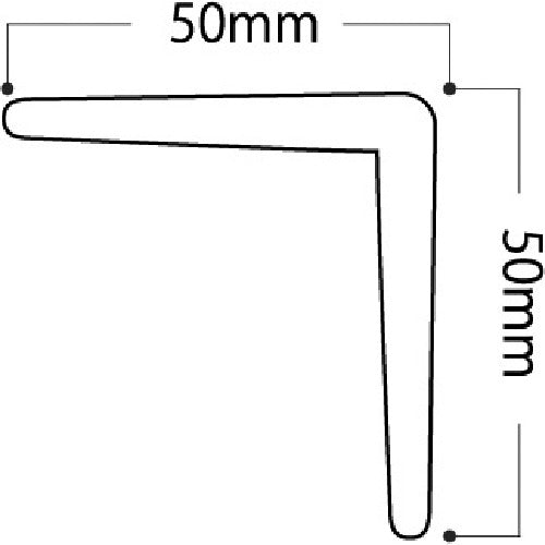 ワニ印 コーナーガード L型ショックレス50 ピンク 1.7m 100本入り 000015 1箱