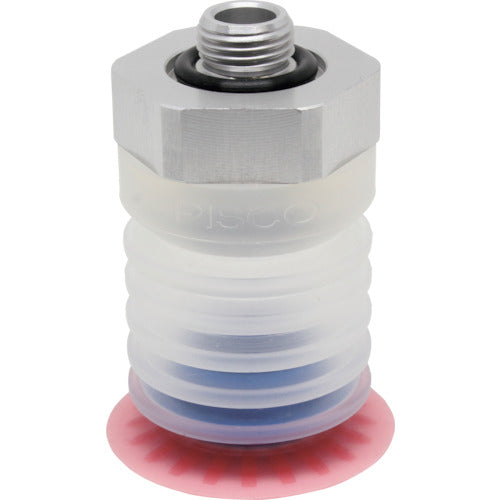 PISCO Vacuum Pad for Packaging Bags, Direct Attach Type, 20 Degree, 5-Stage, G1/4 Spherical Type, VPE30PBS25-G2-FS, 1 Piece