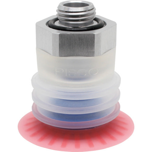 PISCO Vacuum Pad for Packaging Bags, Direct-Mount Type, 20 Degree, 3-Stage, G1/4 Flat Type, VPE40PBS23-G2-FF, 1 Piece