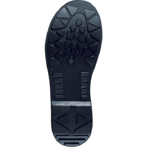 シモン 安全靴 中編上 マジックテープ ウレタン2層底 AW28 23.5cm AW28BK-23.5 1 足