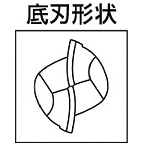 三菱K 【売切り廃番】2枚刃ミラクル 超硬ボールエンドミルミディアム刃長(M)14mm VC2MBR0700 1 本
