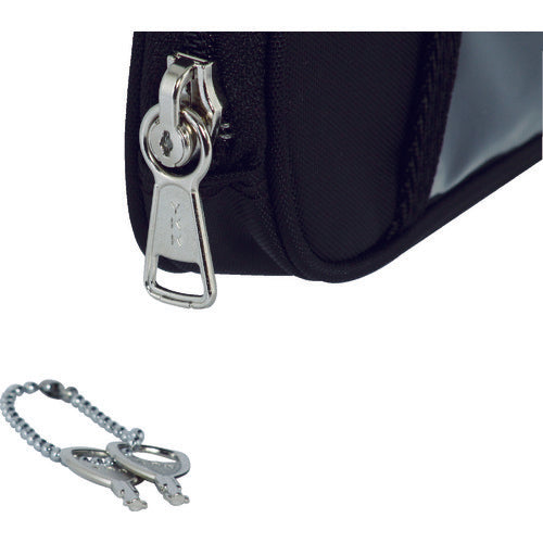 SANEI 더플 중요 서류 반송 백 (3CM) 패스너 키 락 A4VP3T-KR 1개