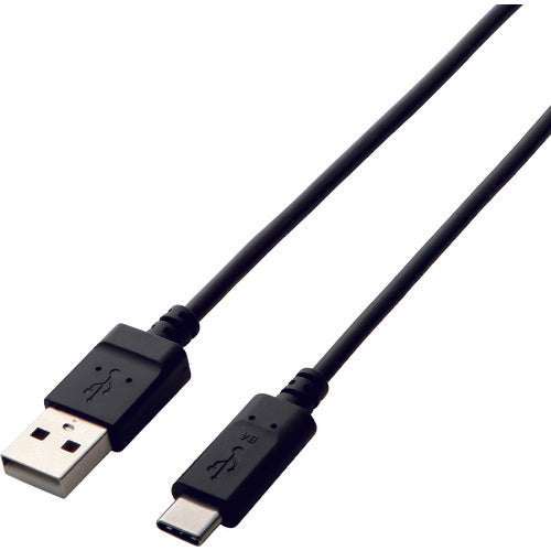 ELECOM USB 2.0 Cable (A-C) 1.0m Black TB-AC10NBK 1 piece