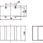 KANETEC 磁選用品 マグネットフローター鉄板分離器 幅210mm×奥行66.5mm×高さ127mm KF-30 1 組