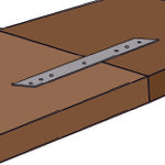 DAIDOHANT 7-Hole Plate 300 5 pieces 00063308 1 bag