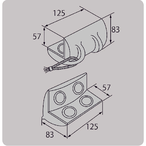 TAIYOH Wire Protector TC Type (1049051) WP-TC 1 piece