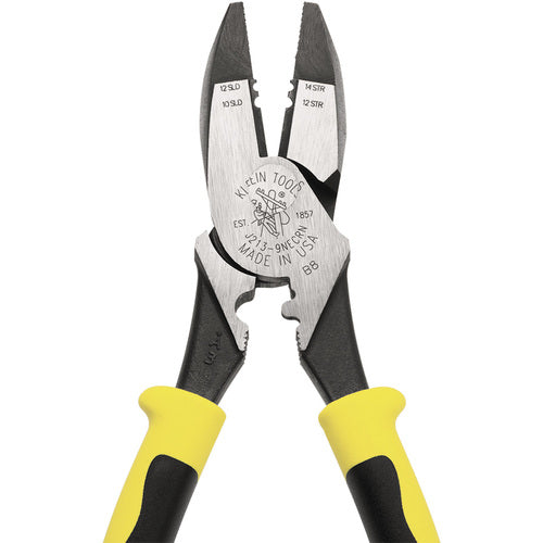 KLEIN 압착 펜치 편심 타입 컴포트 핸들 250 mm 와이어 스트립 기능 부착 J2139NECRN 1