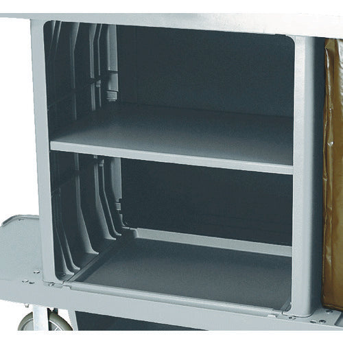 Rubbermaid Housekeeping Cart Middle Shelf Kit, Platinum, RM6195PT, 1 pc