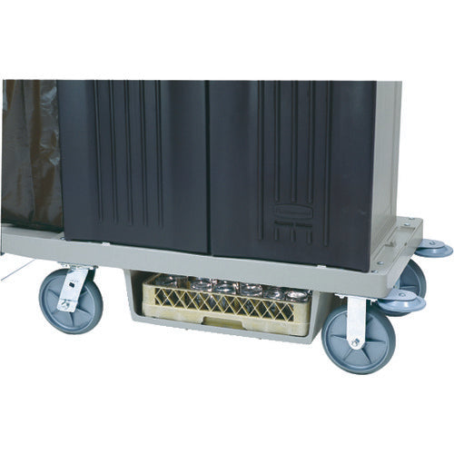 Rubbermaid Housekeeping Cart Bottom Rack Kit, Platinum, RM6196PT, 1 pc