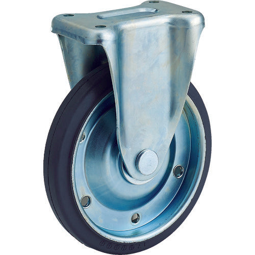 TRUSCO プレス製運搬車用オプション 台車 ドンキーカート500シリーズ用キャスター Φ200 許容荷重2500N 固定 グレーゴム SD-200GK 1 個
