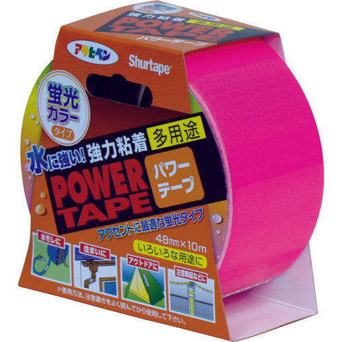 Asahipen Power Color Tape 48mm x 10m T105 Fluorescent Pink 602718 1pc