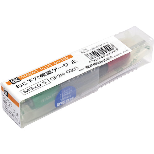 SK Screw pilot hole check gauge (for minus check) M3 x 0.5 GP2N-0305 1 piece