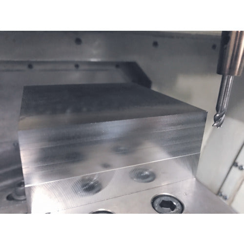 OSG 초경 방진형 엔드밀 스텁형 4날 스퀘어 날 직경 10mm 날 길이 15mm 전체 길이 100mm