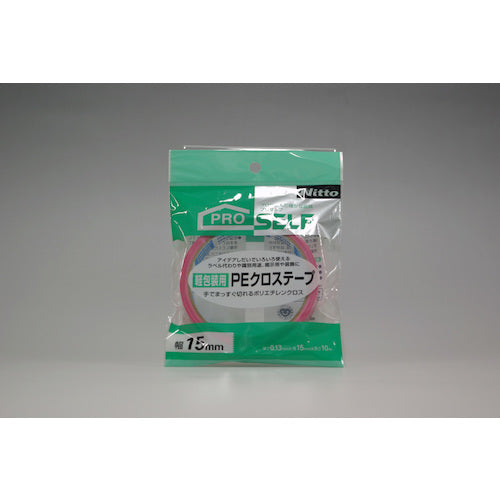 니톰즈 【매진 폐번】 PE 크로스 테이프 15 mm x 10 m 복숭아 J6808 1 권