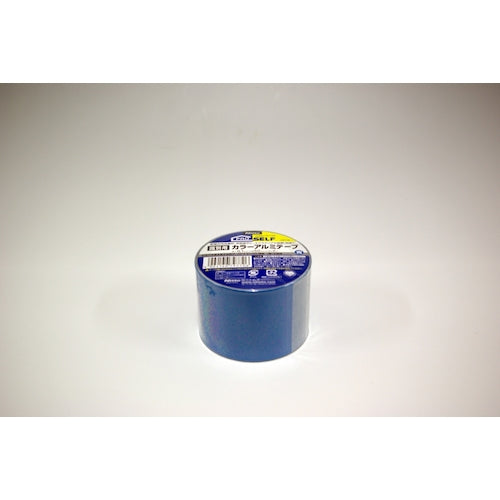 ニトムズ 識別用カラーアルミテープ 50mmx2m 青 J3770 1 巻