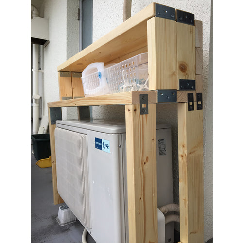 DAIDOHANT 2x4 Support Column Base Hardware Type 1 24-C-BK 10179016 1 pc