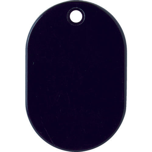 TRUSCO 小判札 小 45X30mm 5枚入 黒 TKFS-BK 1 PK